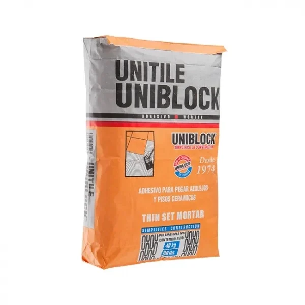 Adhesivo Unitile Uniblock 20 kg