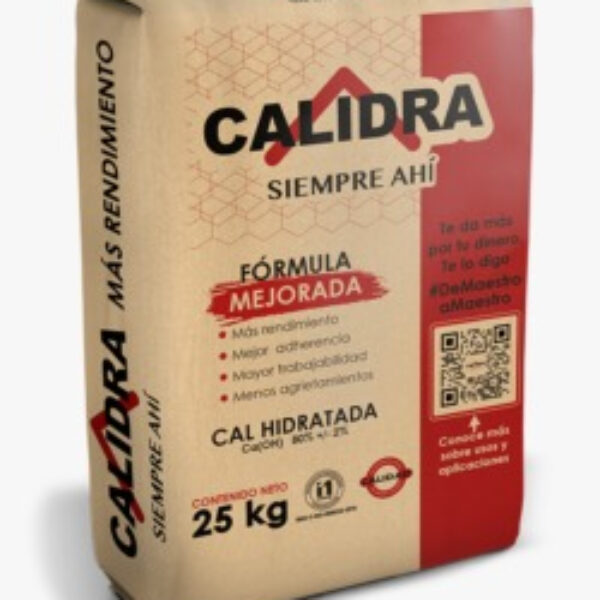 Cal Calidra bulto 25 kg