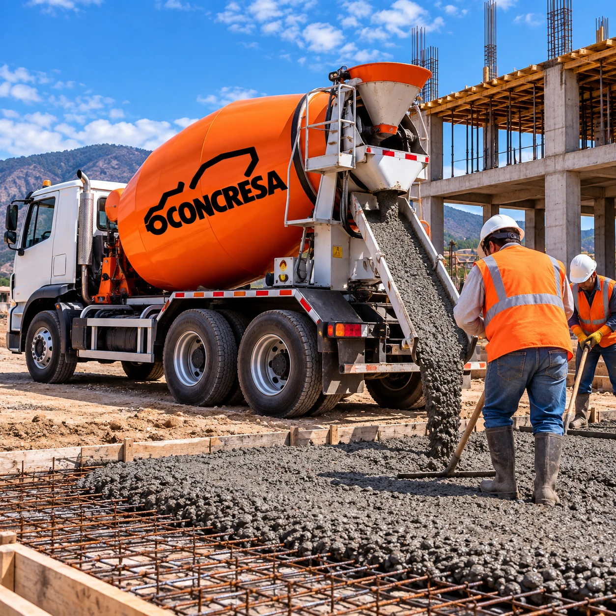 Suministro de concreto premezclado a tiro directo